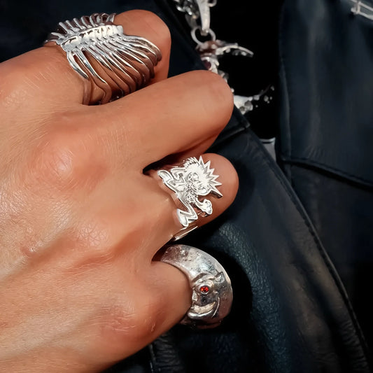 Stainless Steel Jewelry Rings & Chain